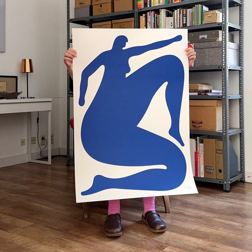Screenprint, Vrouw in vorm.