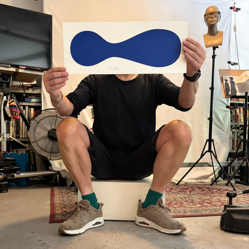Screenprint: Korte floep.