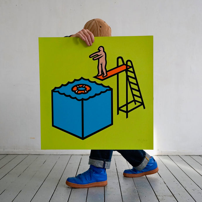 Screenprint, The too easy dive